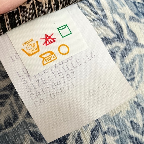 Vintage Blue and White Maxi Dress - Picture 6 of 14